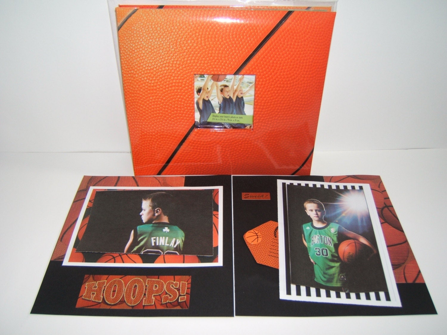 Basketball Scrapbook Album Basketball by MadeForYouScrapbooks