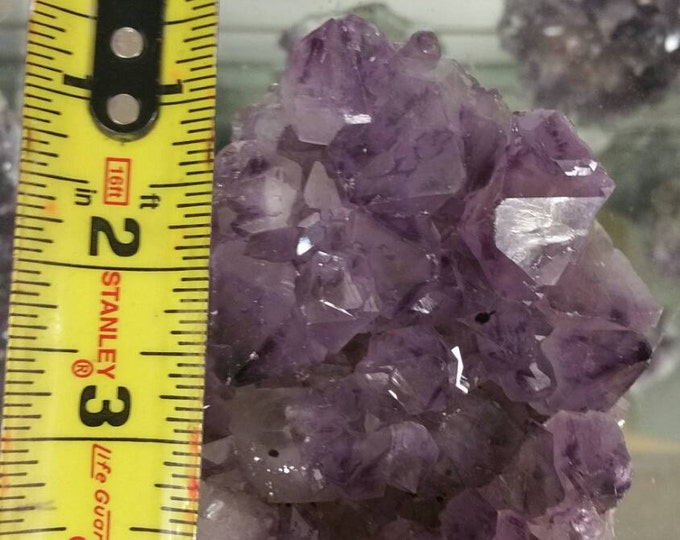 Amethyst Cluster- Palm size 4 inch from Uruguay Healing Crystals \ Reiki \ Healing Stone \ Amethyst Crystal \ Raw Amethyst \ Crystal Cluster