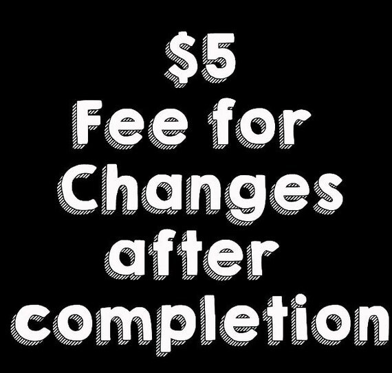 Change fee