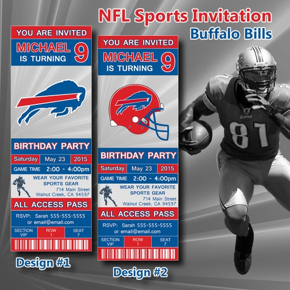 Nfl Birthday Invitations 8