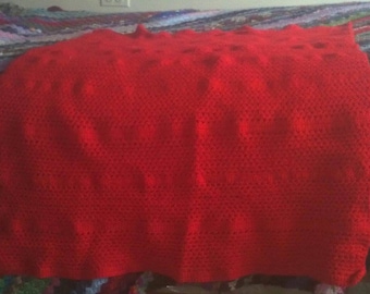Wheelchair Red Lap Blanket