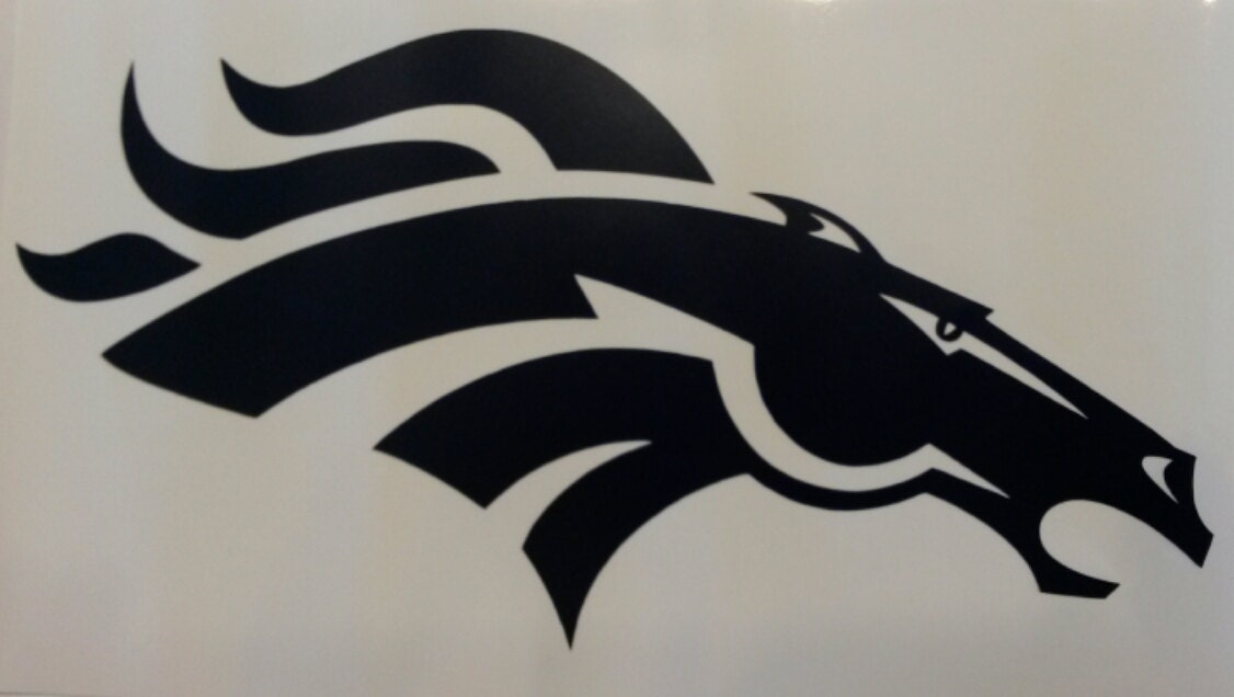 Denver Broncos Vinyl Decal Sticker By ArtsyRascals On Etsy