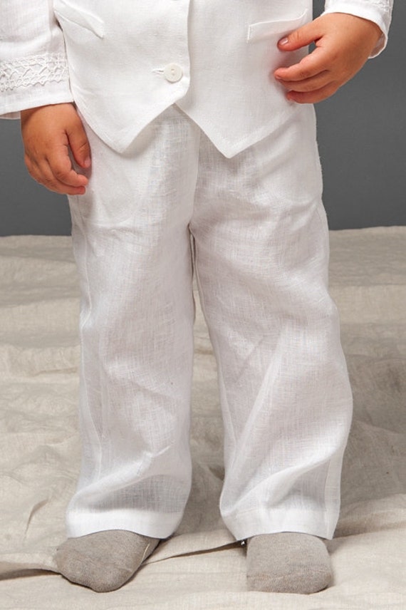 boys linen pants