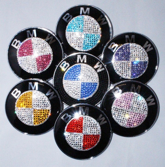 BMW Car Emblem Logo with Swarovski Crystalized Bling