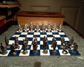 Battle of Culloden Pewter Chess Set