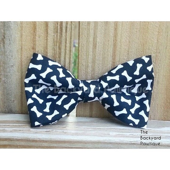 Dog Bone Bowtie, Dog Bow Tie, Dog Bone Bow Tie, Bow Tie for Dogs, Dog