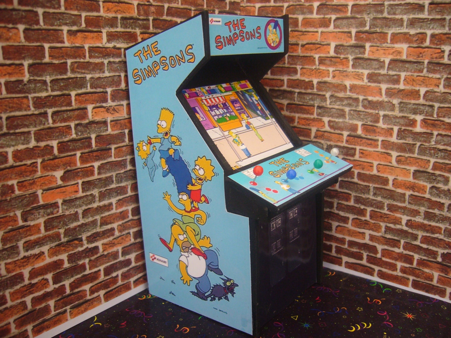 The Simpsons Miniature Arcade Machine Model 1/12th Scale