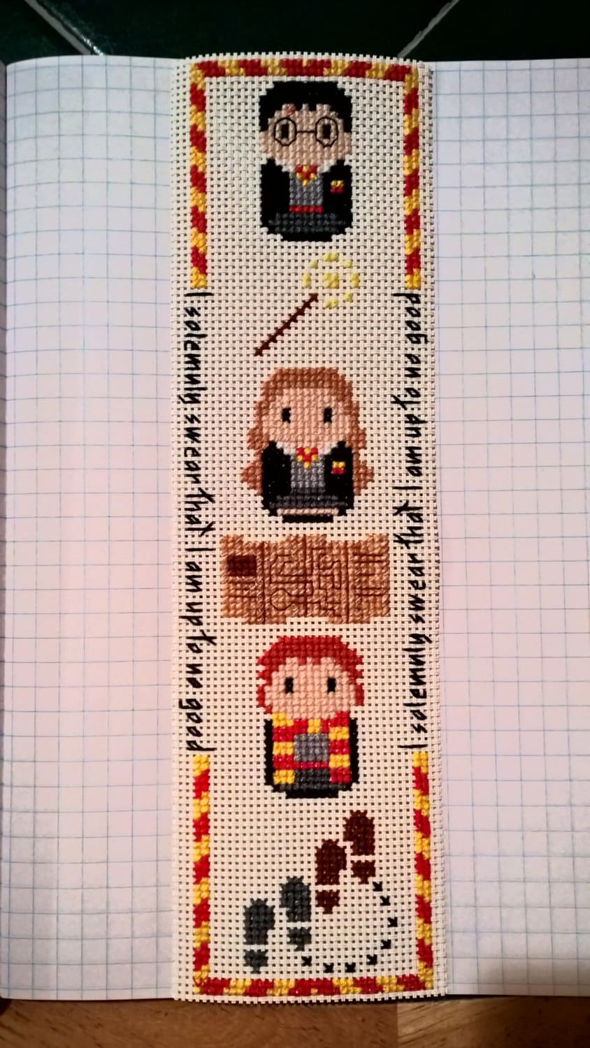 Cross Stitch Harry Potter Parody Bookmark | Cross stitch ...