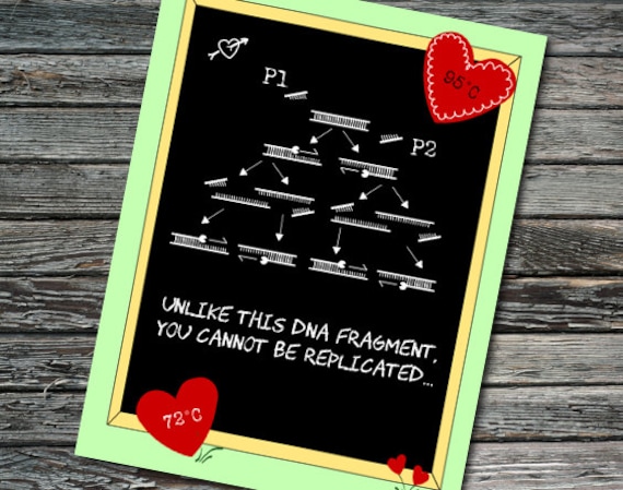 PCR of Love Nerdy Science Anniversary / Love / Valentine's ...