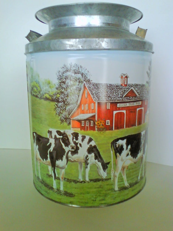 Milk Tin Can Decorative