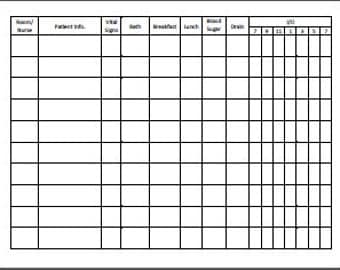 cna assignment sheet template