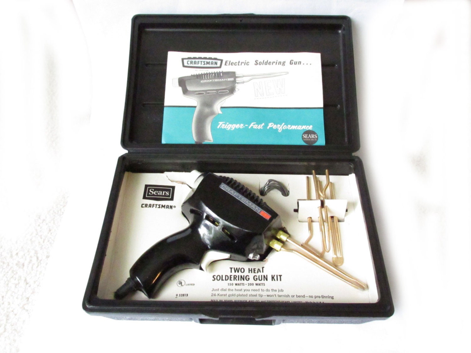 Sears Craftsman 200 Electric Soldering Gun Vintage