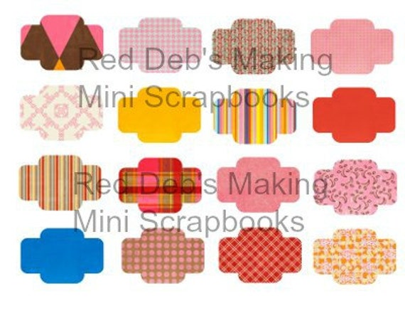 Printable Scrapbook Tabs