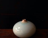 One tiny droplet vase in blue green by sara paloma 