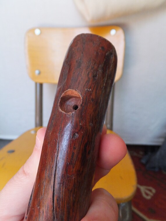 Items similar to Rustic Tobacco Pipe Primitive Hardwood Pipe Australian Bloodwood Tobacco Pipe