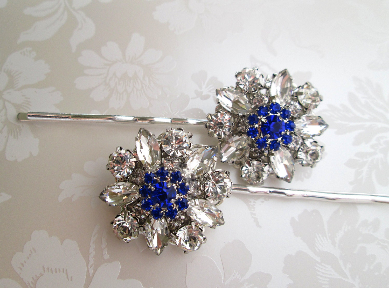 Wedding Hair pins Blue bobby Pins Something Blue hair