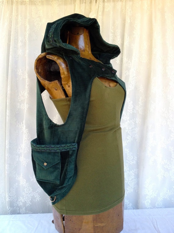 Hooded holster pocket vest holster hoodie by bluemoonkatherine