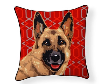 German shepherd pillow | Etsy