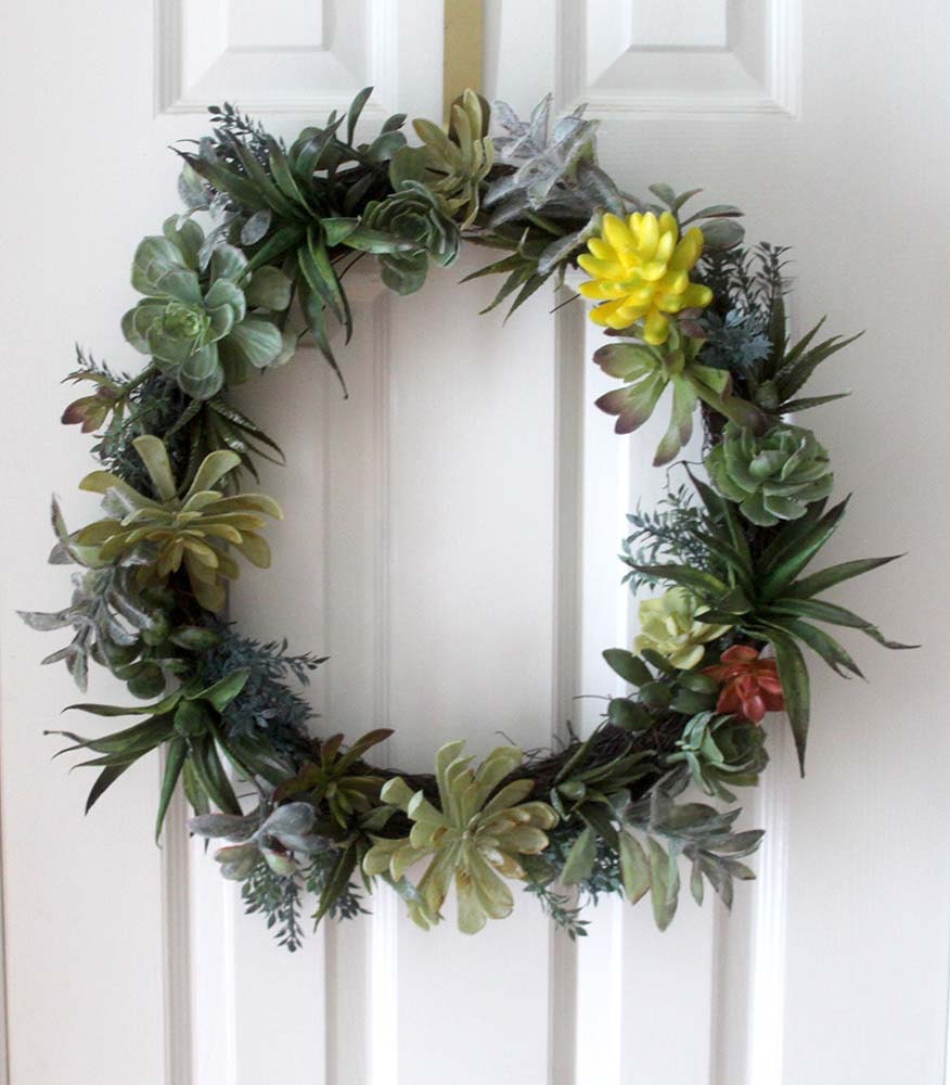 Succulent Wreath Summer Wreath Wall decor garden