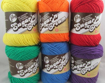 colorset sugar and cream cotton yarn