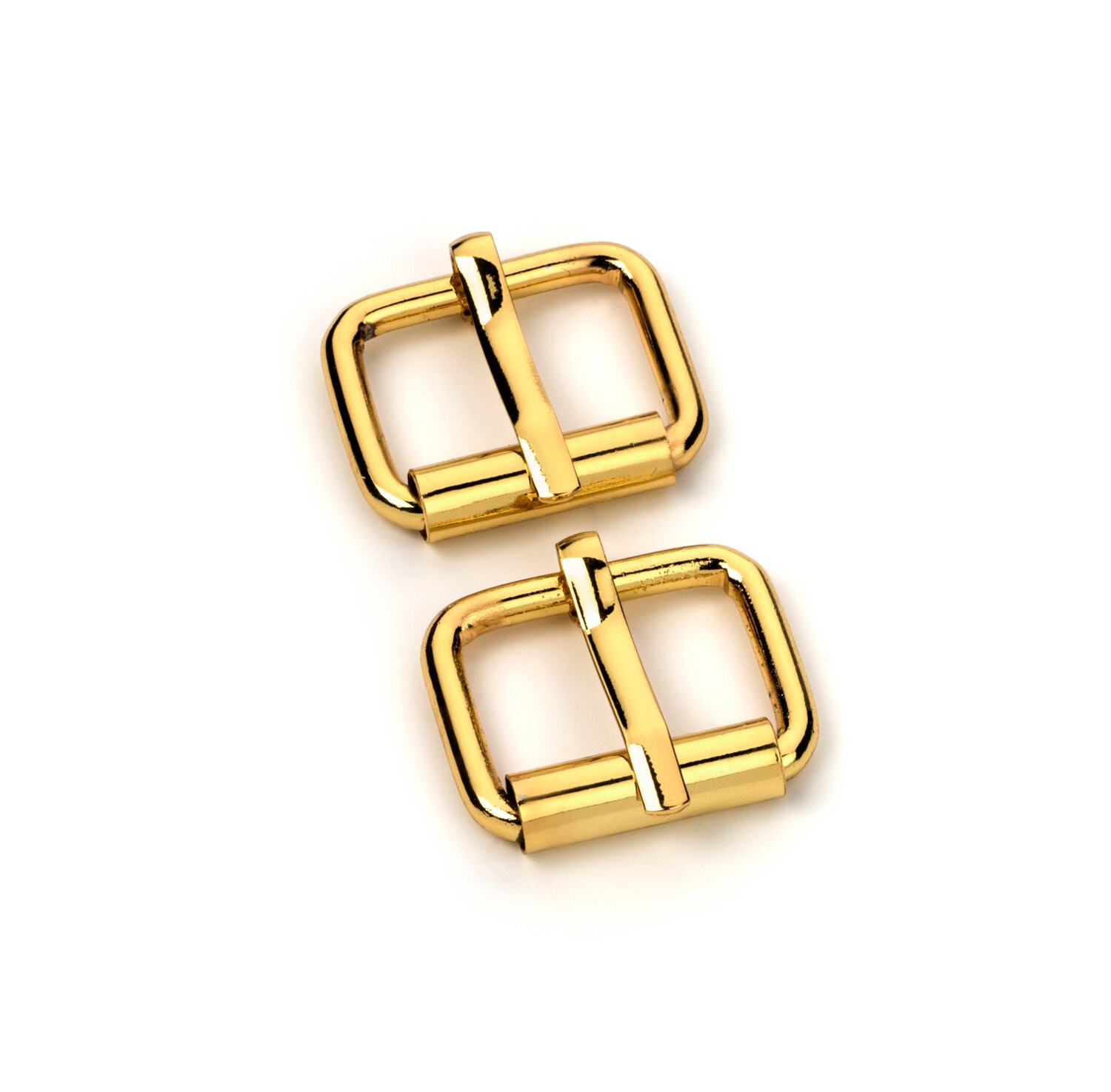 50pcs 3/4 Roller Pin Belt Buckles Gold Free