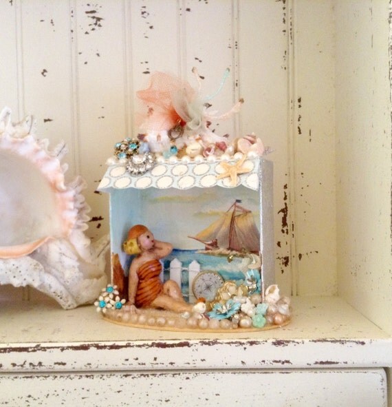 Items similar to Beach/Seashore Diorama/Shadowbox on Etsy