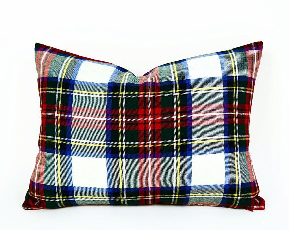 plaid pillows