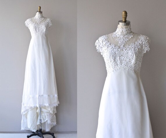 Antonella wedding gown vintage 1970s wedding dress 70s
