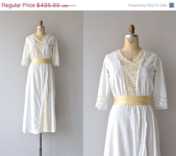 30% OFF SALE... Seddon Hill dress | 1910s white cotton dress • vintage ...