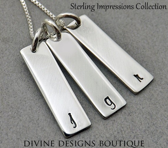 Initial Necklace Initial Jewelry by DivineDesignJewelers on Etsy