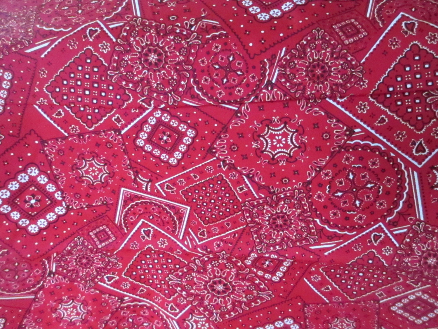 Red Bandana Fabric Moda 15490 40 Western Fabric Cowboy