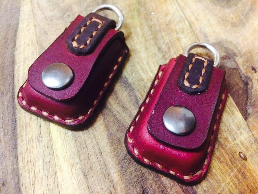 Leather Keychain Pouches