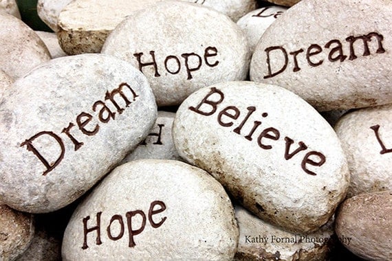 Items similar to Inspirational Rocks Photography 