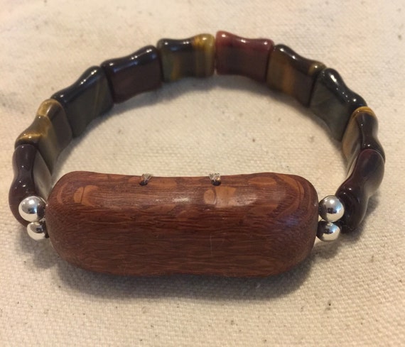 Fitbit Bracelet - Wood  Beads