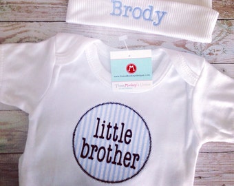 little BROTHER coming home outfit or gift set