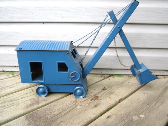 antique toy crane