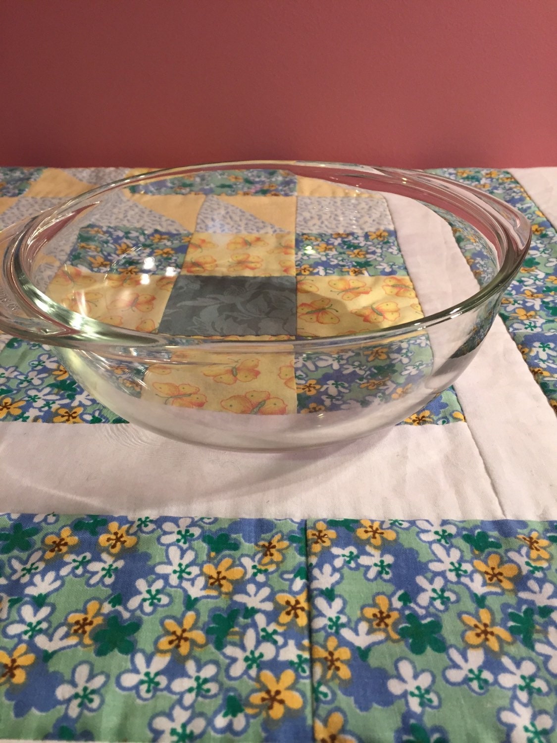 Vintage Clear Glass Pyrex Bowl 023 Made in The USA Haute Juice