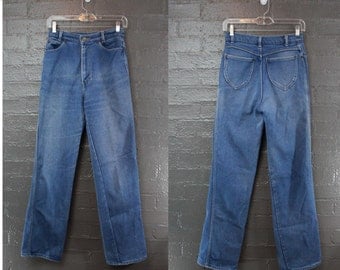 SALE Vintage 70s High Rise Jeans By Stockton of Dallas