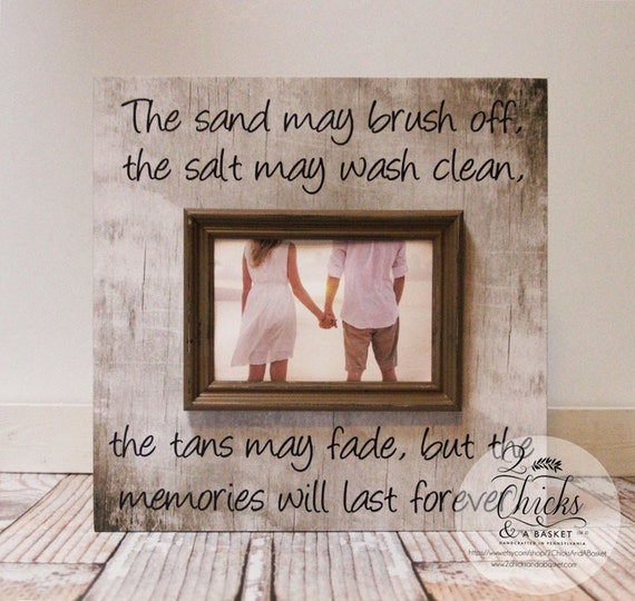 The Sand May Brush Off Picture Frame