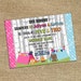 Finding Nemo Birthday Baby Shower Food Tent Labels