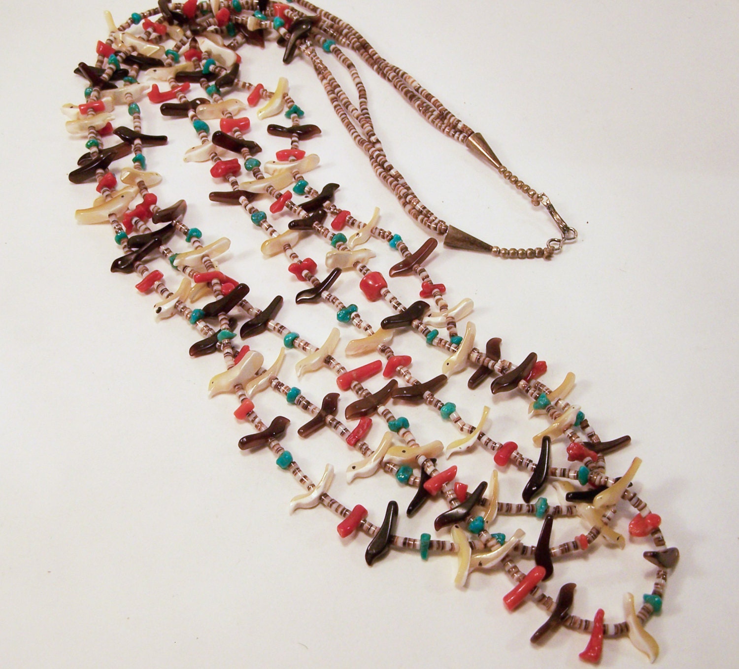 Zuni indian fetish bird beads