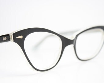 Black cat eye glasses vintage cateye eyeglasses frames
