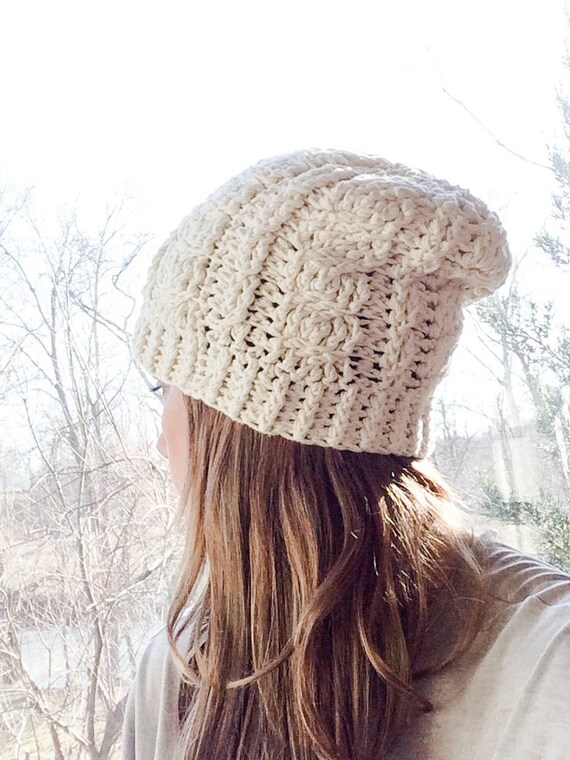 Crochet Hat Pattern, Winter Woven Hat Pattern, PDF ...