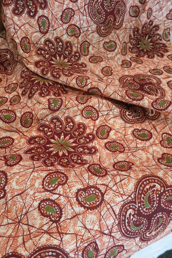 Vintage Cotton Tonga fabric Batik Tribal 1940's
