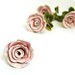 Pink Rose Knob Pulls - Rose Drawer Pull - Ceramic Knob Pulls - Dresser Knobs and Pulls