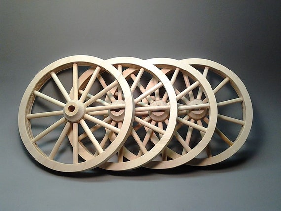 Four 8 diameter spoked wooden wheels. by StephanCountry on 
