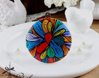 New High Quality 1pcs 33mm Handmade Antique Bronze Brass Photo Locket Charm Pendant-(LOCKP-W-10)