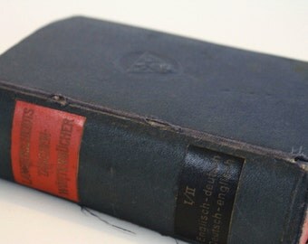 Vintage Langenscheidt's German Pocket Dictionary - 1929