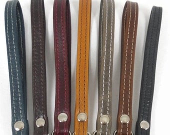 Leather Clutch Strap, Wristlet Strap, Leather Key Fob, Leather Purse Strap, Leather Wrist Strap, Leather Accessories, You Choose
