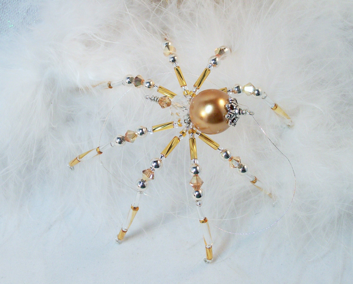 christmas ornament gold pearl christmas spider ornament with christmas ornament gold pearl christmas spider ornament with